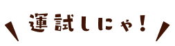 運試しにゃ！